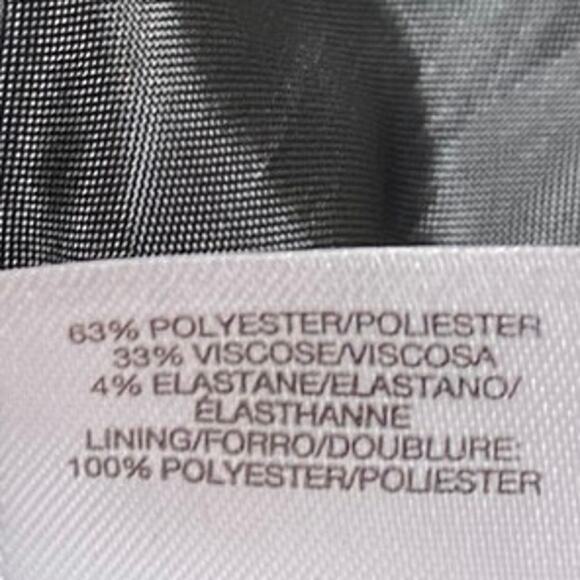 Nine West Women's Blue Orange Trim Long Sleeve One Button Blazer Coat Jacket 6 - Picture 4 of 4